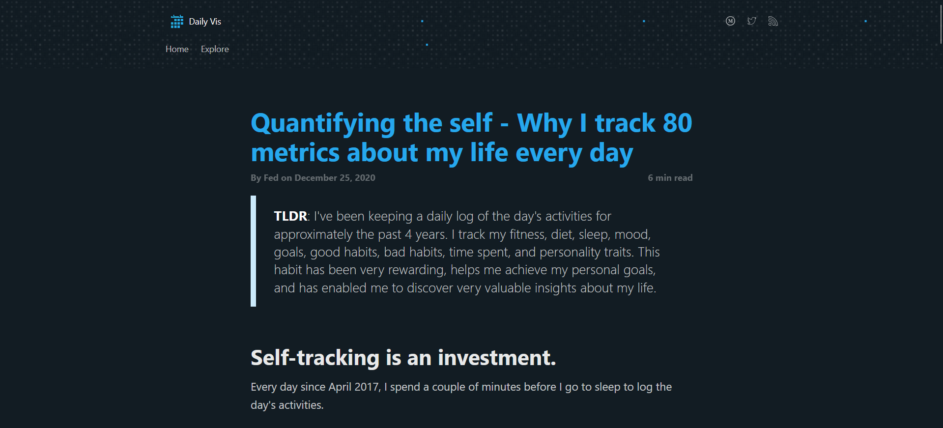 Quantified Self