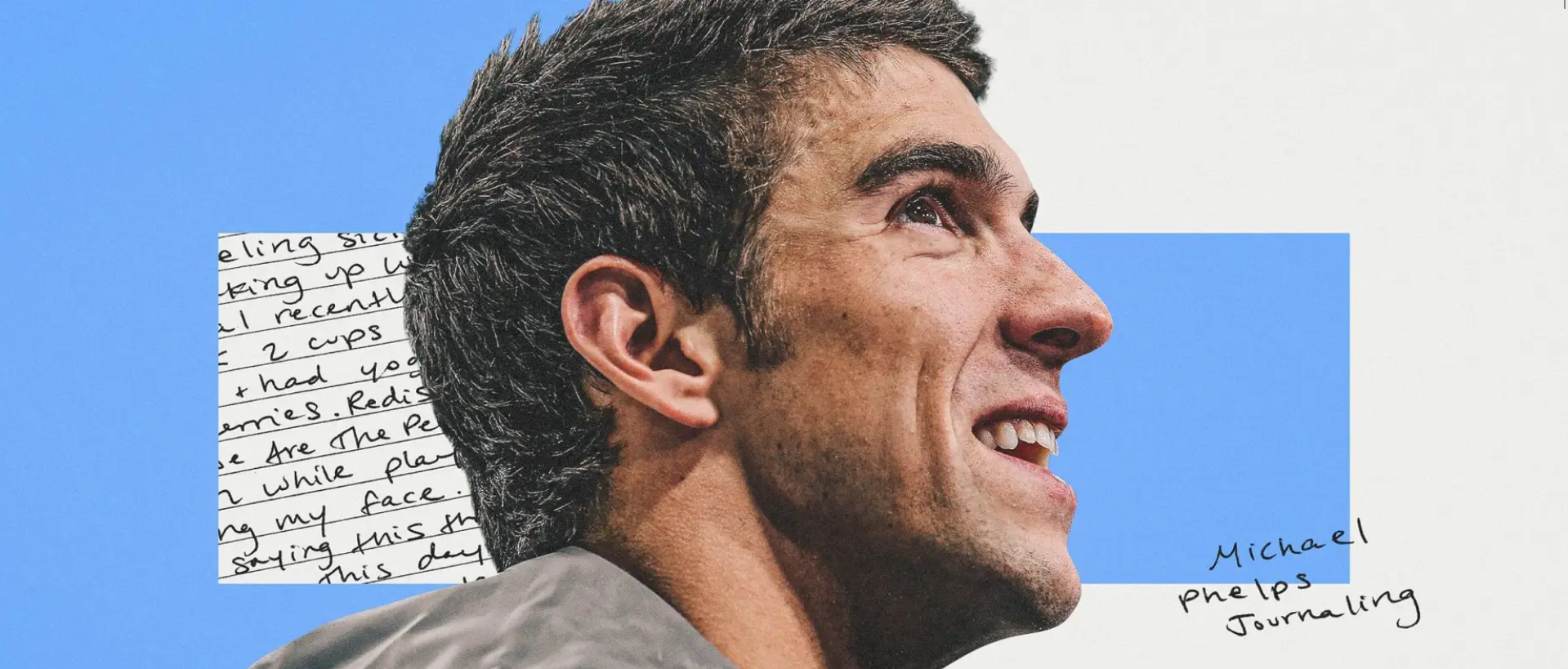 Michael Phelps journaling